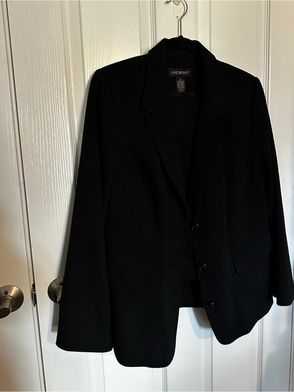 Lane Bryant Black Single-Breasted Blazer